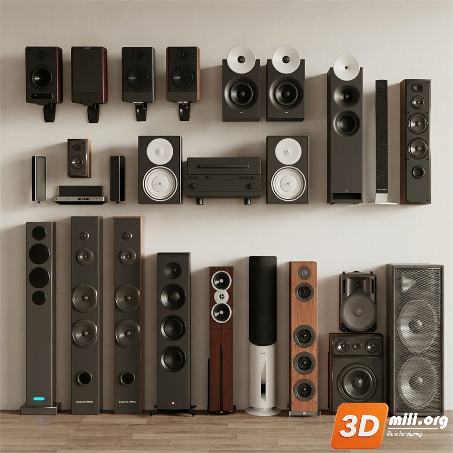 Audio tech 3D Models
